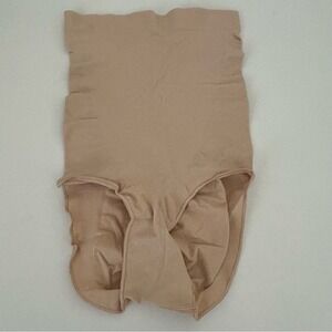 Skims Beige Seamless Sculpt High Waist Brief Pull On Stretch Size 2XL